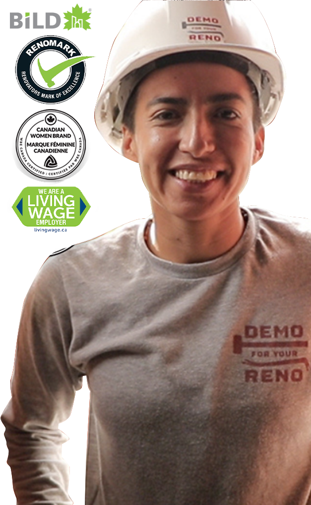Woman Worker at Demo For your reno